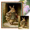 Rabbit-11CT Stamped Cross Stitch 40*50cm
