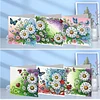 6Pcs Diamond Painting Daisies Greeting Card Set with Envelopes for Beginner Adult Holiday Gifts