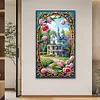 (45*75cm)Garden House - Full Square Drill Diamond Painting