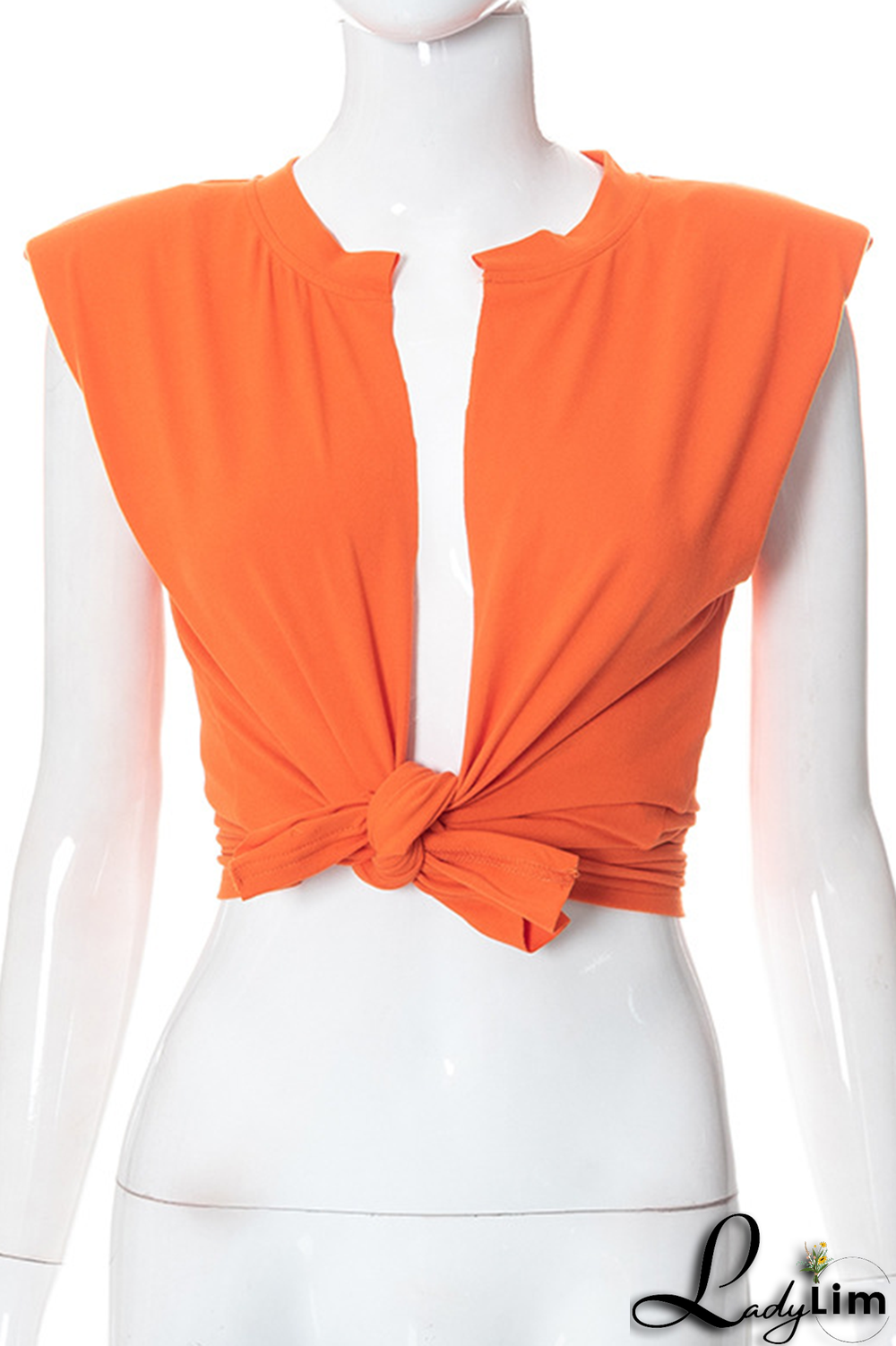 White Sexy Solid Bandage V Neck Tops