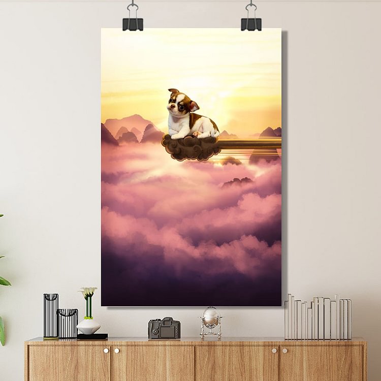 Goku Flying on Nimbus The Rise Of Shenron Vegito dragon ball super Custom Poster/Canvas/Scroll Painting/Magnetic Painting