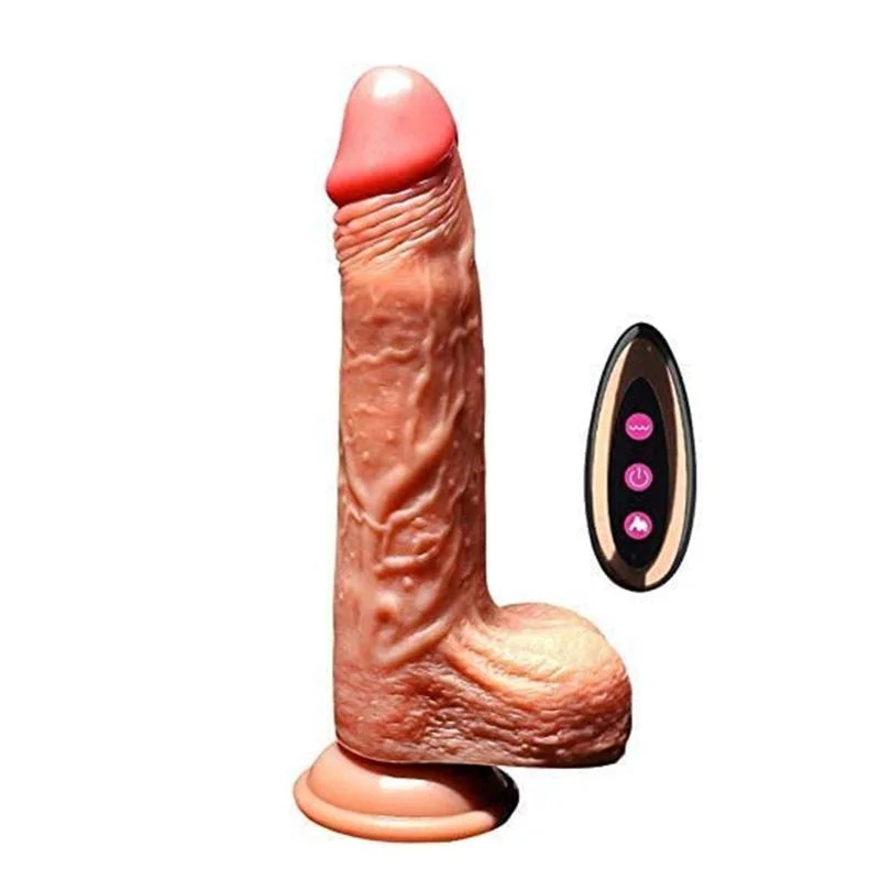 Roman Caesar Silicone Realistic Dildo Erotic Masturbation Vibrator