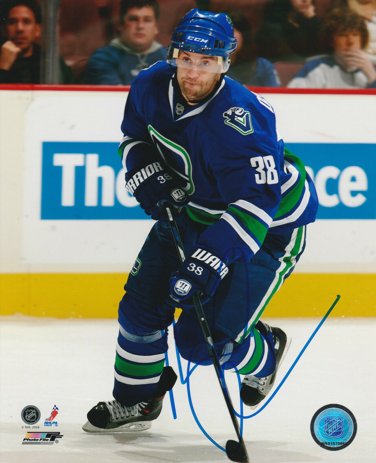 PAVOL DEMITRA SIGNED VANCOUVER CANUCKS 8x10 Photo Poster painting #2 Yaroslavl Lokomotiv KHL