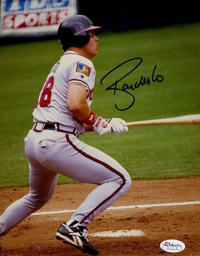 Ryan Klesko 1/1 Original Image Signed Jsa Cert Sticker 8x10 Photo Poster painting Authentic Auto