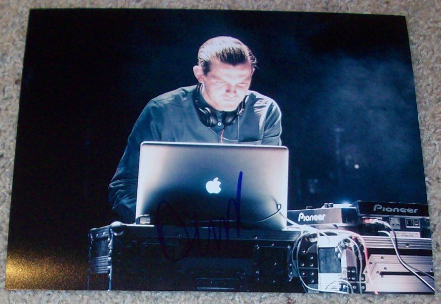 DJ DILLON FRANCIS SIGNED AUTOGRAPH 8x10 Photo Poster painting w/PROOF STEVE AOKI SKRILLEX