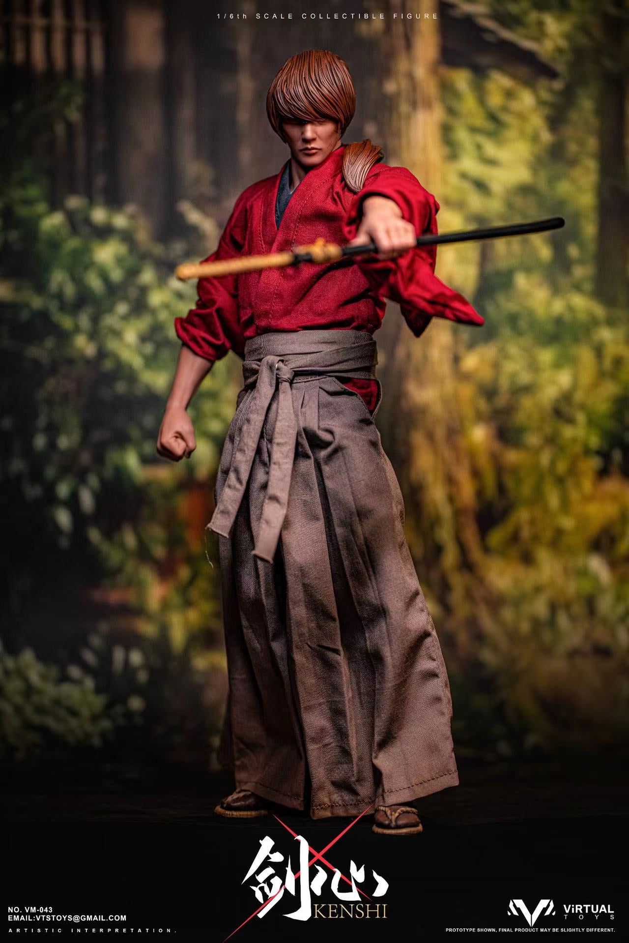 【IN STOCK】 VTSTOYS -  1/6 scale Kenshi Kenshin [version A / version B]