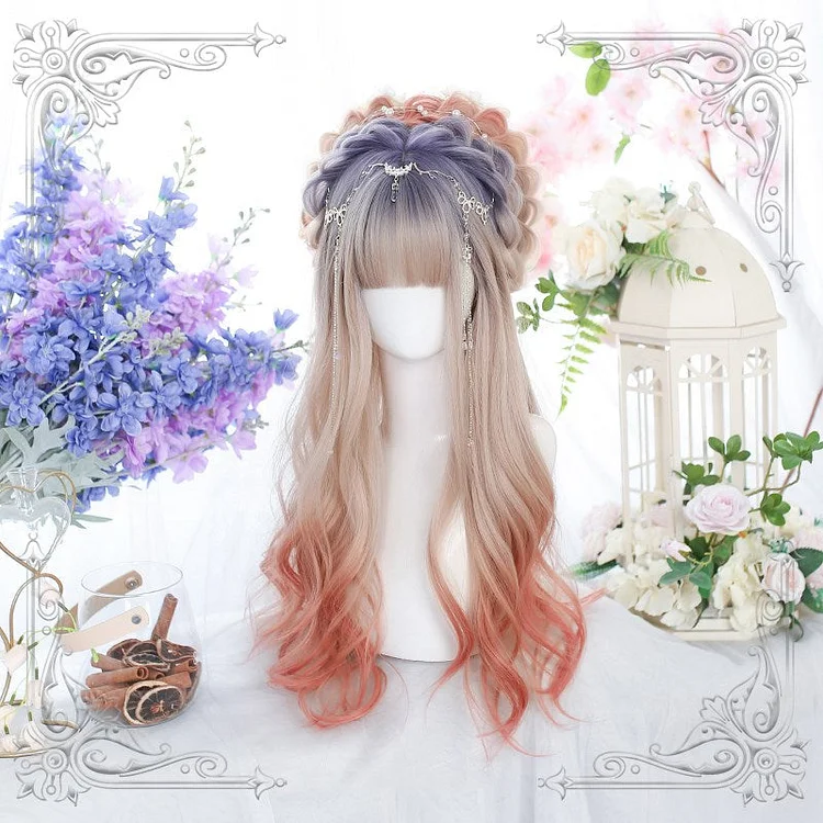 Lolita Gradient Long Curly Wig BE925