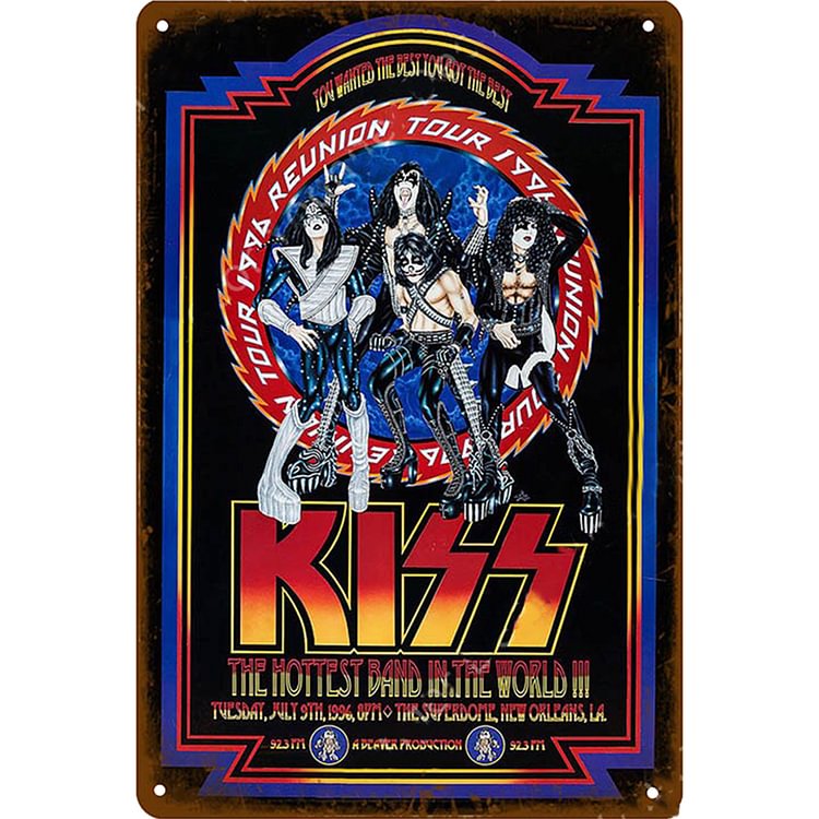 【20*30cm/30*40cm】Kiss - Vintage Tin Signs/Wooden Signs