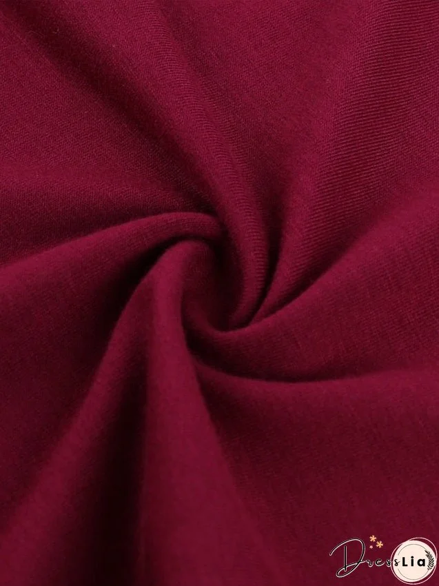 Bodycon Sheath Dress Church Dress Knee Length Dress Wine Dark Blue Long Sleeve Pure Color Ruched Fall Winter Crew Neck Stylish Winter Dress Fall Dress Slim S M L XL XXL 3XL 4XL 5XL for Women