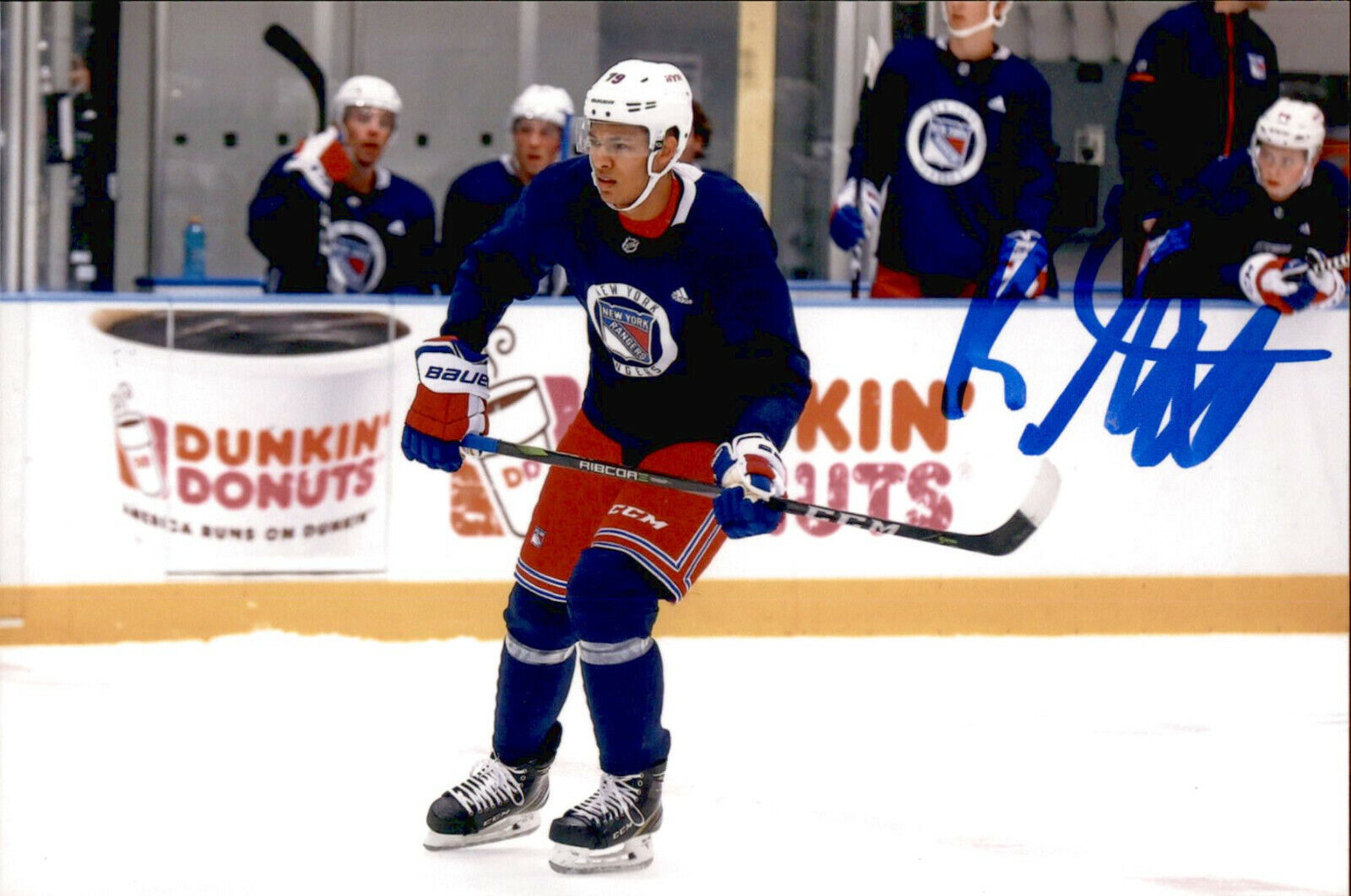 K'Andre Miller SIGNED autographed 4x6 Photo Poster painting NEW YORK RANGERS