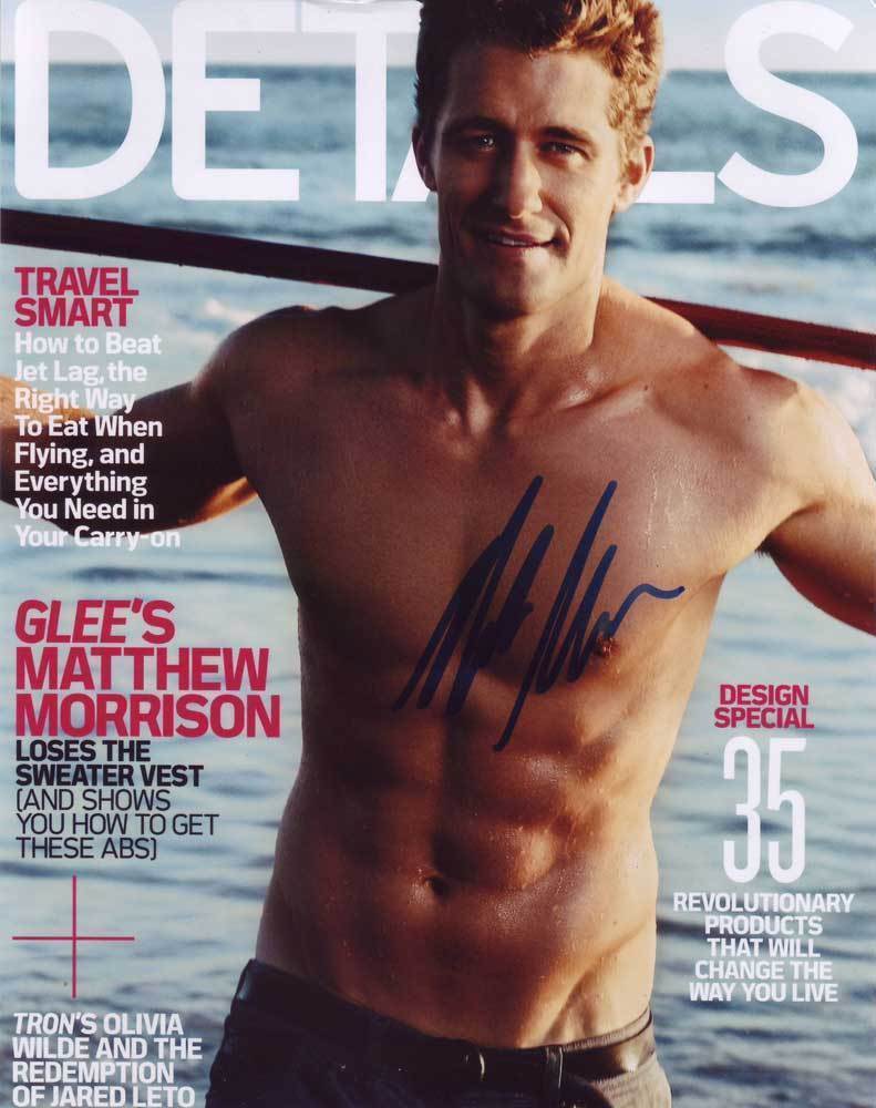Matthew Morrison In-person AUTHENTIC Autographed Photo Poster painting SHA #73737