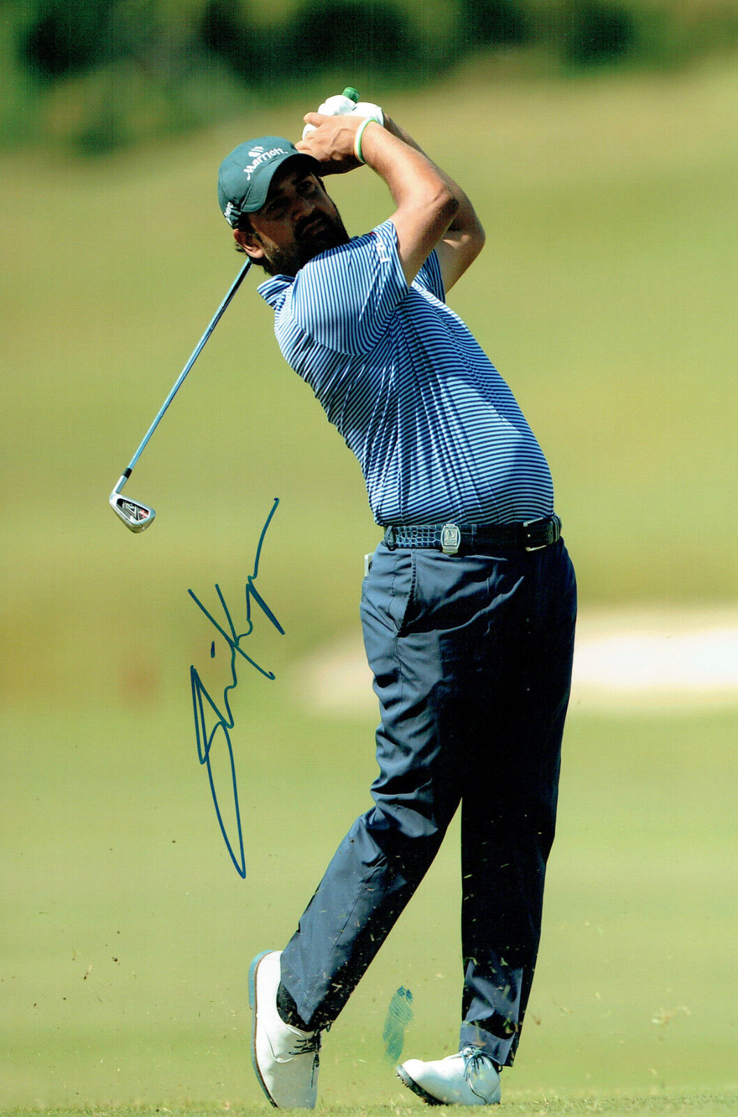 Shiv KAPUR 12x8 Photo Poster painting Signed Autograph European Tour Winner GOLF AFTAL COA