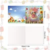 8Pcs humorvolle Vogel - 5d DIY Handwerk Grußkarte