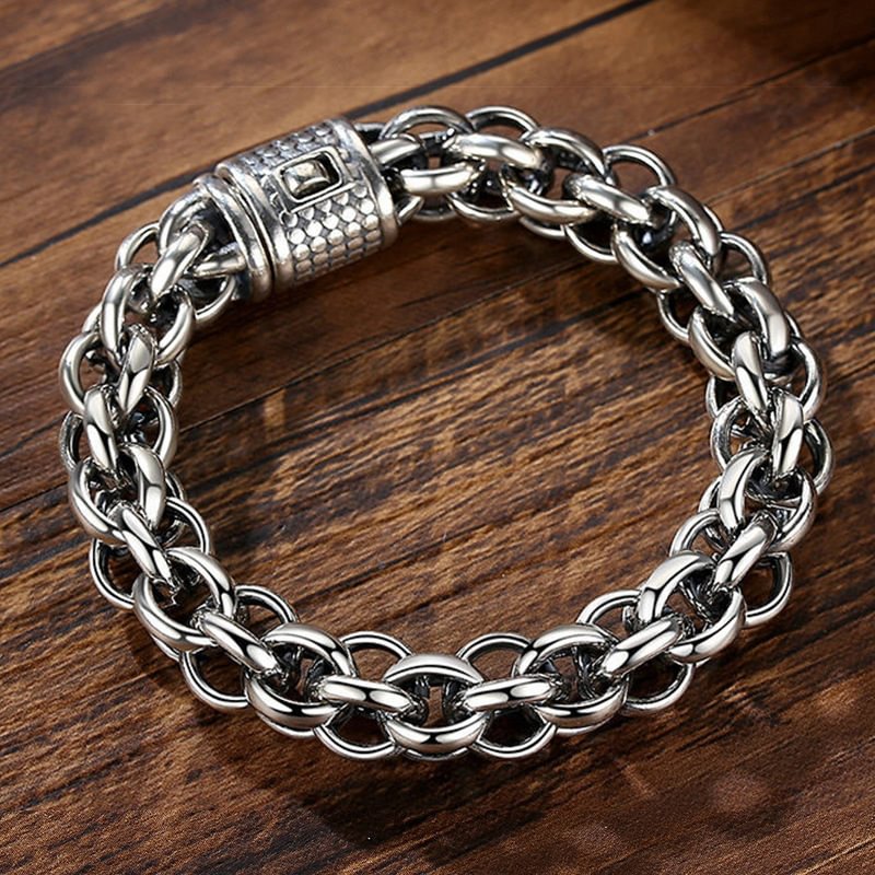 925 Silver Men's cross personality cool ins niche design trendy brand jewelry