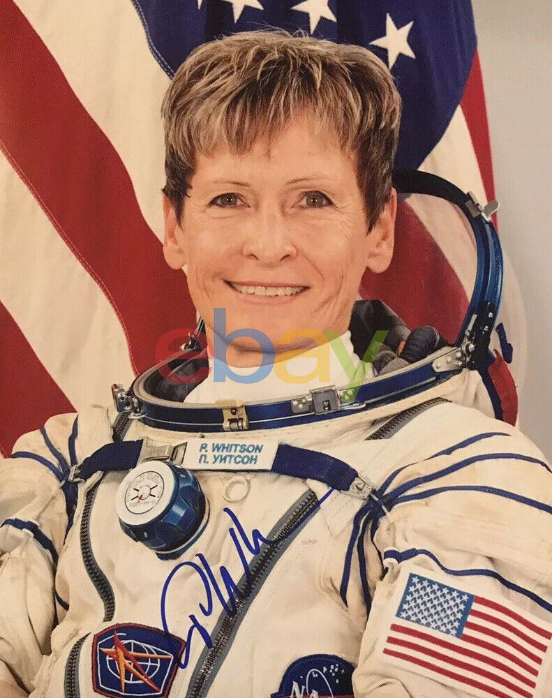 PEGGY WHITSON HAND SIGNED 8x10 Photo Poster painting NASA ASTRONAUT COMMANDER AUTOGRAPHED REPRIN