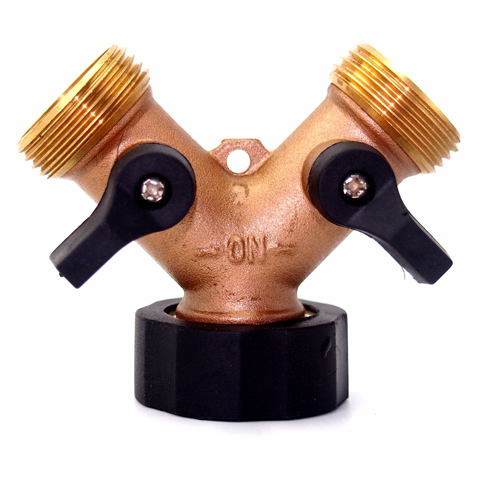 

2 Way Hose Splitter Water Tap Connector Garden Faucet Irrigation Adapter, 501 Original