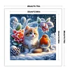 Cat And Birds-11CT Stamped Cross Stitch 40*40cm/15.75*15.75in