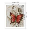 Butterfly-14CT Stamped Cross Stitch 38*45cm/14.96*17.72in