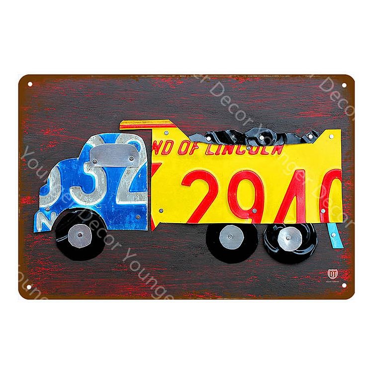 【20*30cm/30*40cm】Heavy Duty Trucks - Vintage Tin Signs/Wooden Signs