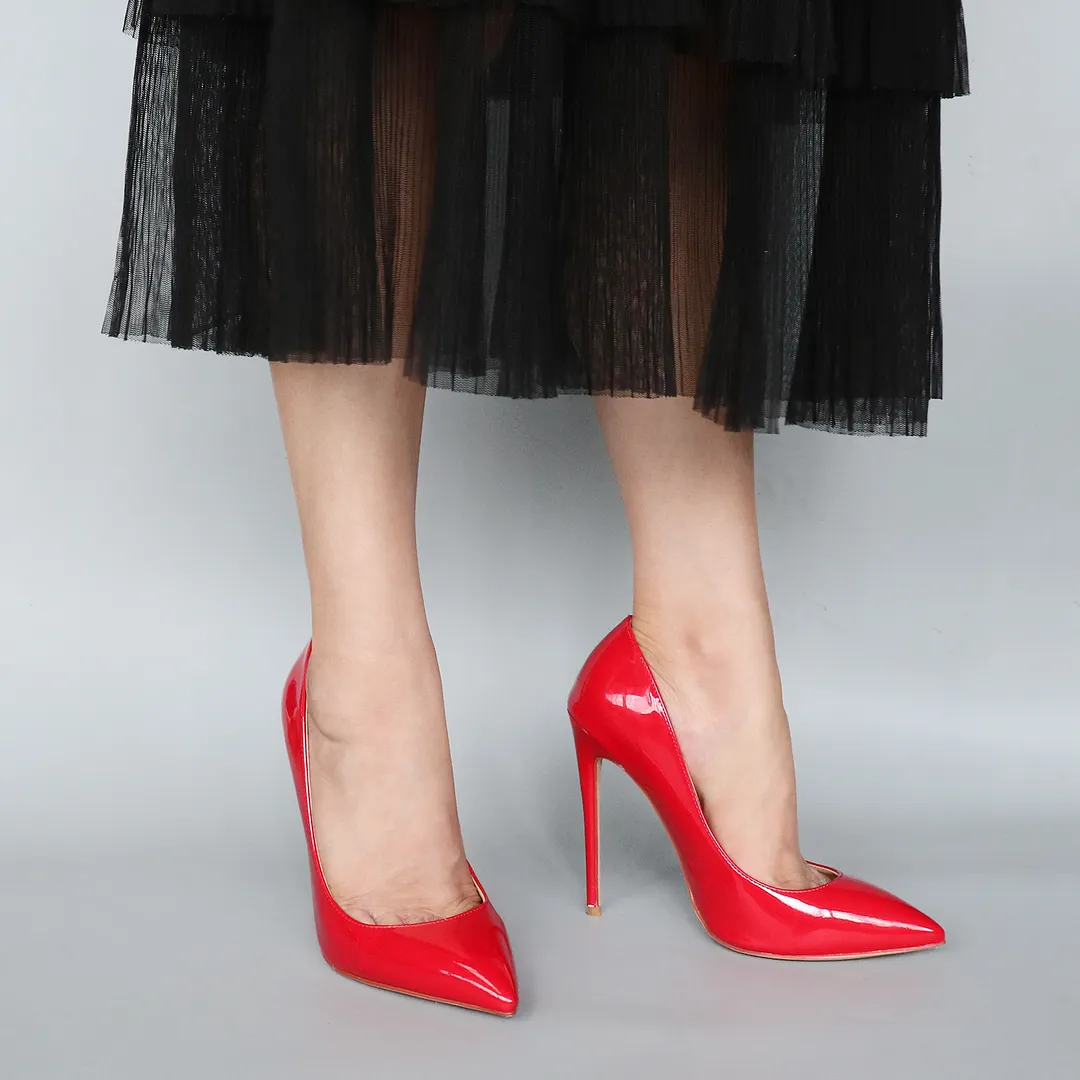 4.72" Women's Party Wedding Heels Pumps-vocosishoes