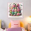 Pumpkin-Partial 11CT Stamped Cross Stitch Bead Embroidery 36*36cm/14.17*14.17in tapestrymarket