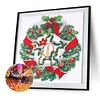 >SALE<Diamond Painted 5D DIY Christmas wreath Partial Special Rhinestone Set