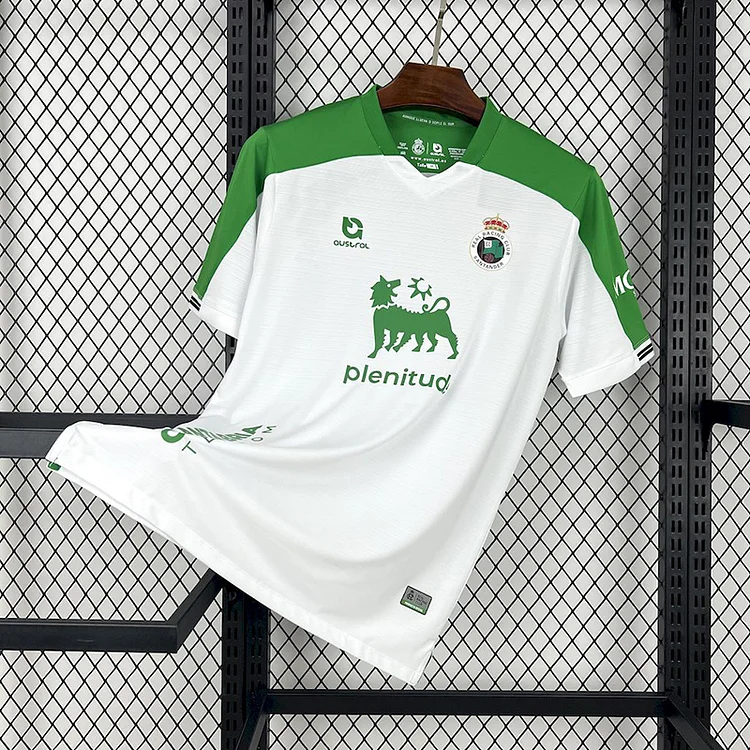 24-25 Racing Santander Home Football Jersey