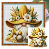 (Multi-Style) Vegetable Fruit Gnome-11CT Stamped Cross Stitch 45*45cm/17.72*17.72in