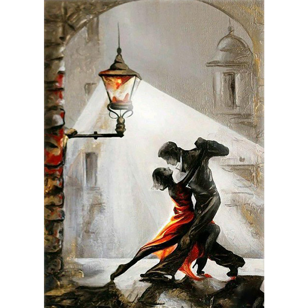 

30*40CM - Round Drill Diamond Painting - Elegant Lovers, 501 Original