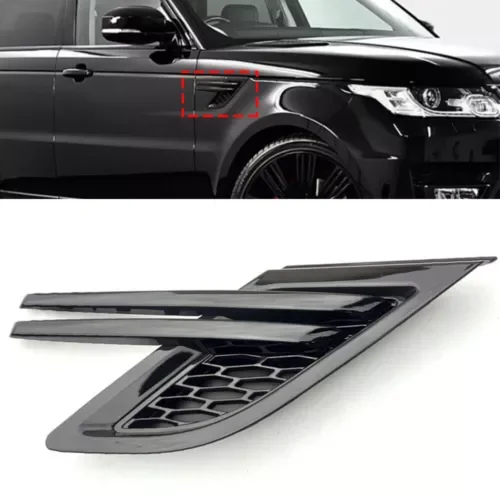 Dronehint Front Fender Air Intake Vent Grille For Range Rover Sport 2014-2017 All Black RH (For: Land Rover) Parts
