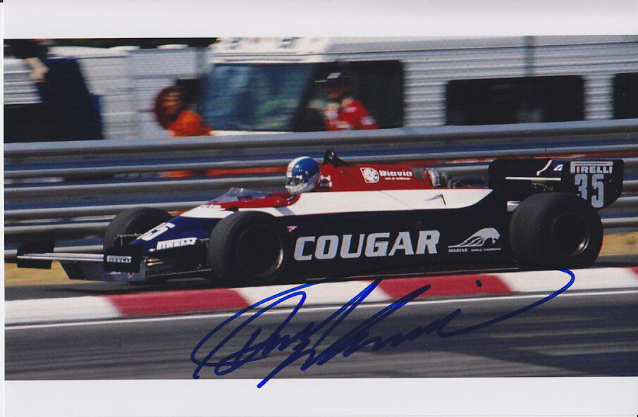 Derek Warwick Hand Signed Photo Poster painting 6x9.