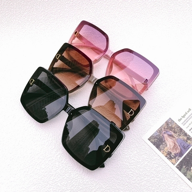 Ig Style Casual Geometric Pc Resin Square Full Frame Women’s Sunglasses