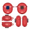 Clear TPU Cover for Google Pixel Buds 2a 2025 Accessory Protective Skin Case with Carabiner Shockproof Anti-Drop Scratch-Resistant