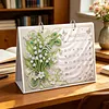 Ensemble de calendrier de peinture en diamant maison de fleurs 2027 pour perceuse sp&eacute;ciale en forme de diamant pour adultes/d&eacute;butants cadeau d&eacute;coration int&eacute;rieure
