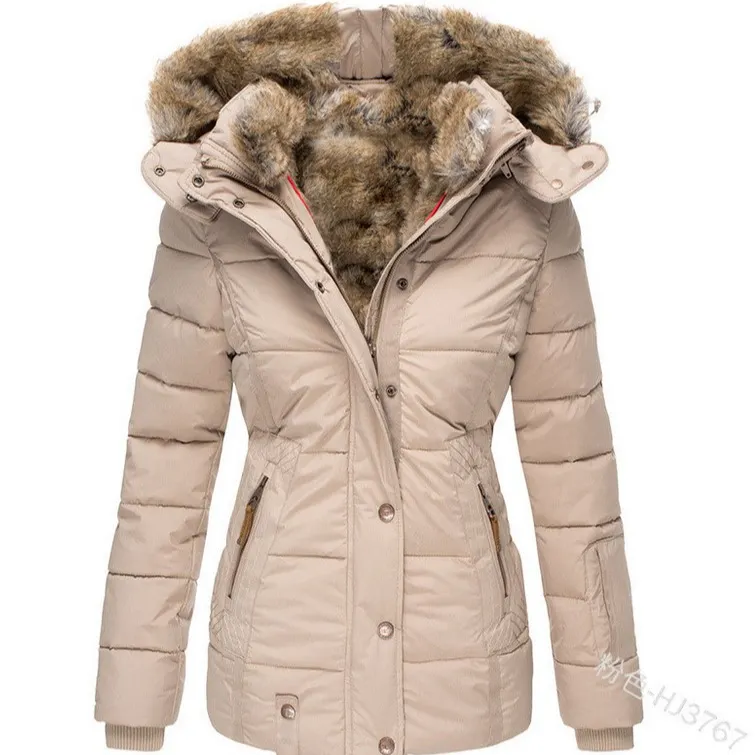 Uveng Uveng Casual Warm Collar Zip Button Open Shirt Design Long Sleeves Of Individual Cotton Coat Hooded Top
