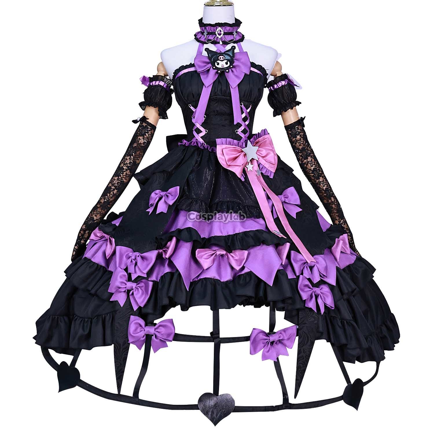 Identity V x Sanrio Bloody Queen Mary Cosplay Costume Set