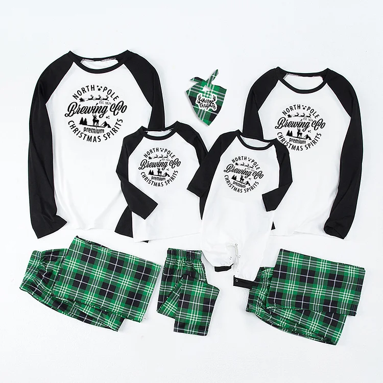 North Pole Brewing Co Christmas Family Matching Pajamas