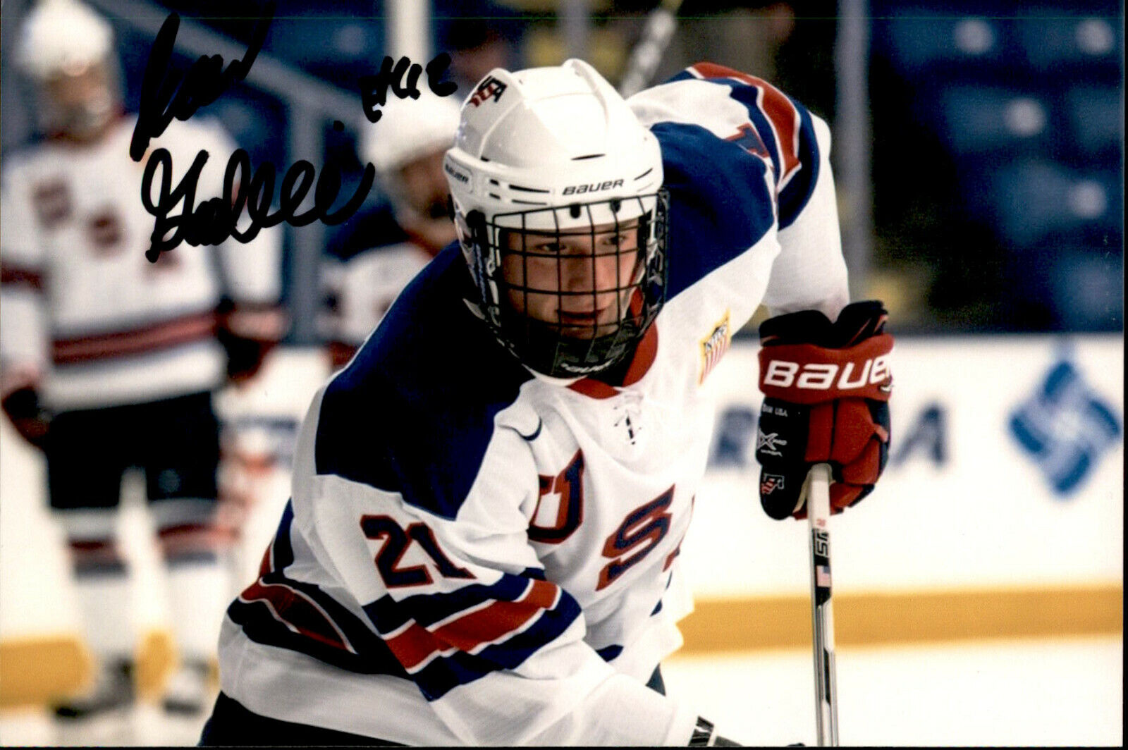 Jake Goldowski SIGNED autographed 4x6 Photo Poster painting TEAM USA / SAGINAW SPIRIT #2