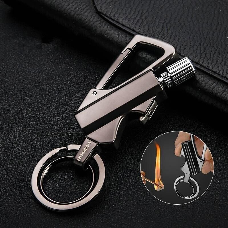 Keychain Flint Fire Starter Tool