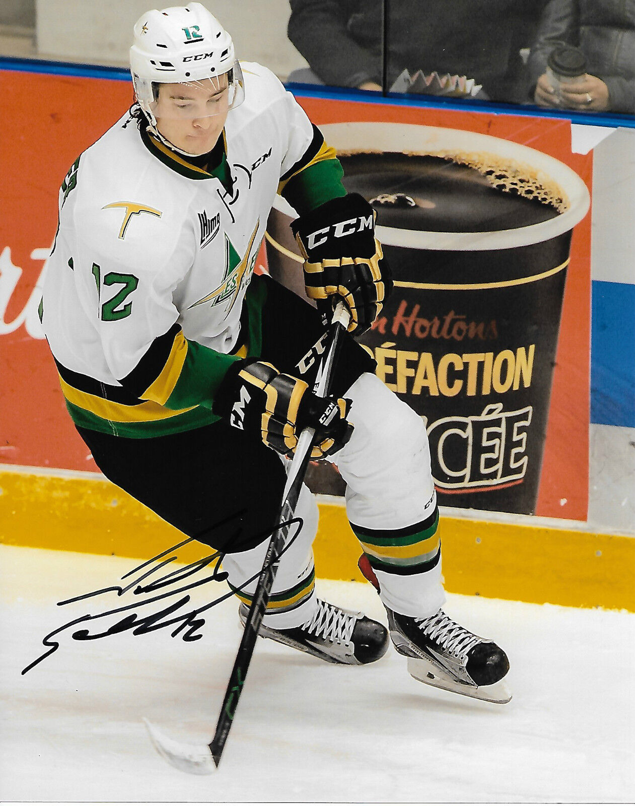 Val-d'Or Foreurs Julien Gauthier Autographed Signed 8x10 Photo Poster painting COA A