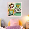 Kitchen Housewife-11CT Stamped Cross Stitch 50*50cm/19.69*19.69in