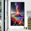 (40*70cm)Colorful Volcanic Eruption - Full Round Drill Diamond Painting