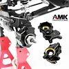 AMK Brass Axle Case Rear Diff Housing, LCG Brass Counter Weight Axle Housing for 1/10 RC Crawler Car TRX4 TRX6 Upgrade Parts