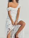 Lacy Crochet Empire Maxi Dress