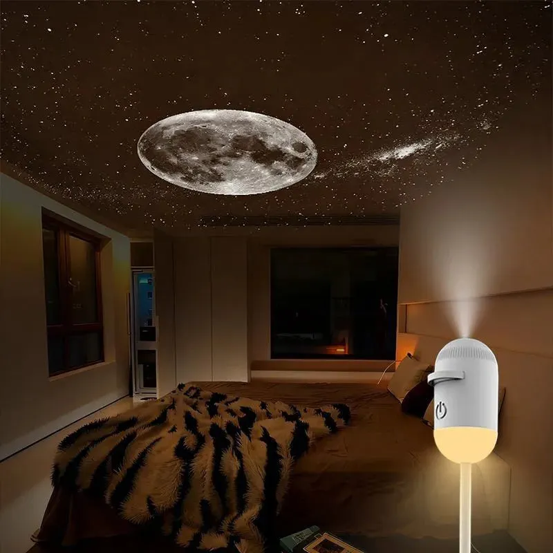2-in-1 Galaxy Projector Night Light