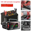 12V/24V Car Battery Charger 10A/5A Smart Motorcycle Battery Charger Large Screen