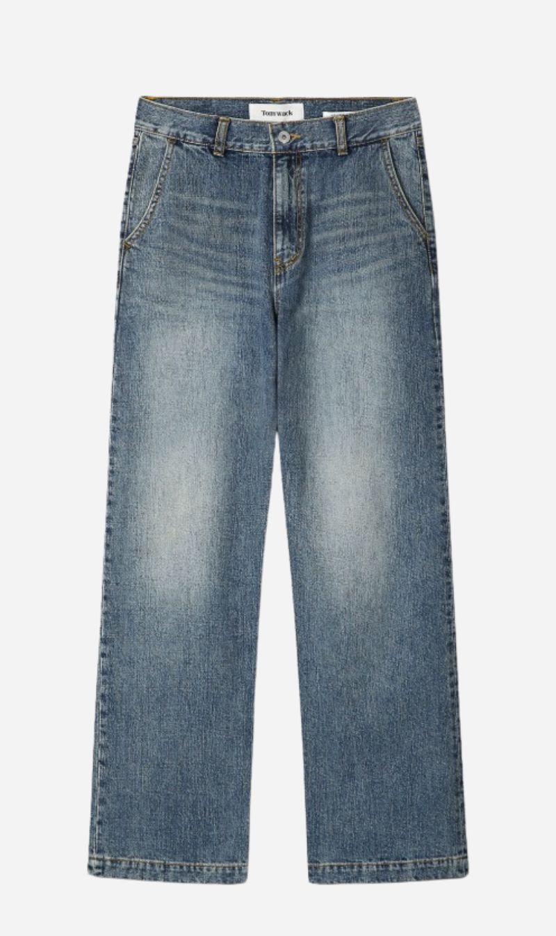 Tonywack | Straight Leg Denim Jeans - Washed Blue