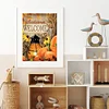 Diamond Painting -DIY Round Drill Pumpkin Letter