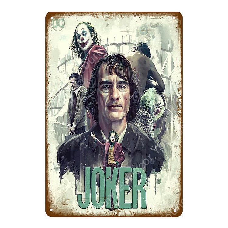 【20*30cm/30*40cm】Classic DC Movie The Joker - Vintage Tin Signs/Wooden Signs