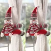 Christmas Decorations, Santa Claus Curtain Hooks, Small Hanging Ornaments for Shops and Malls